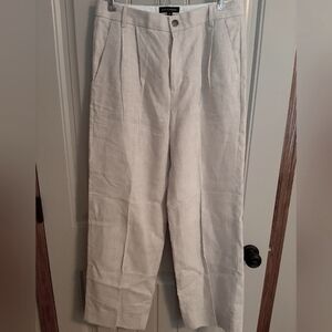 BNWT Banana Republic straight leg linen pants